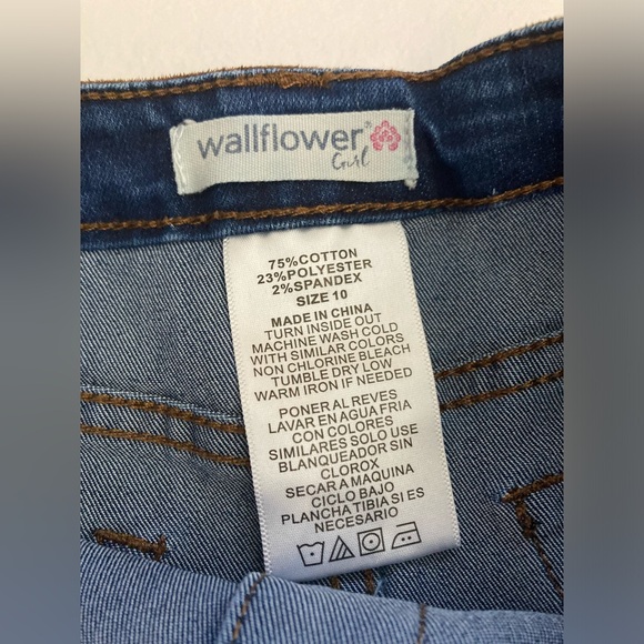 Wallflower | Girls Denim Skirt - Picture 3 of 6